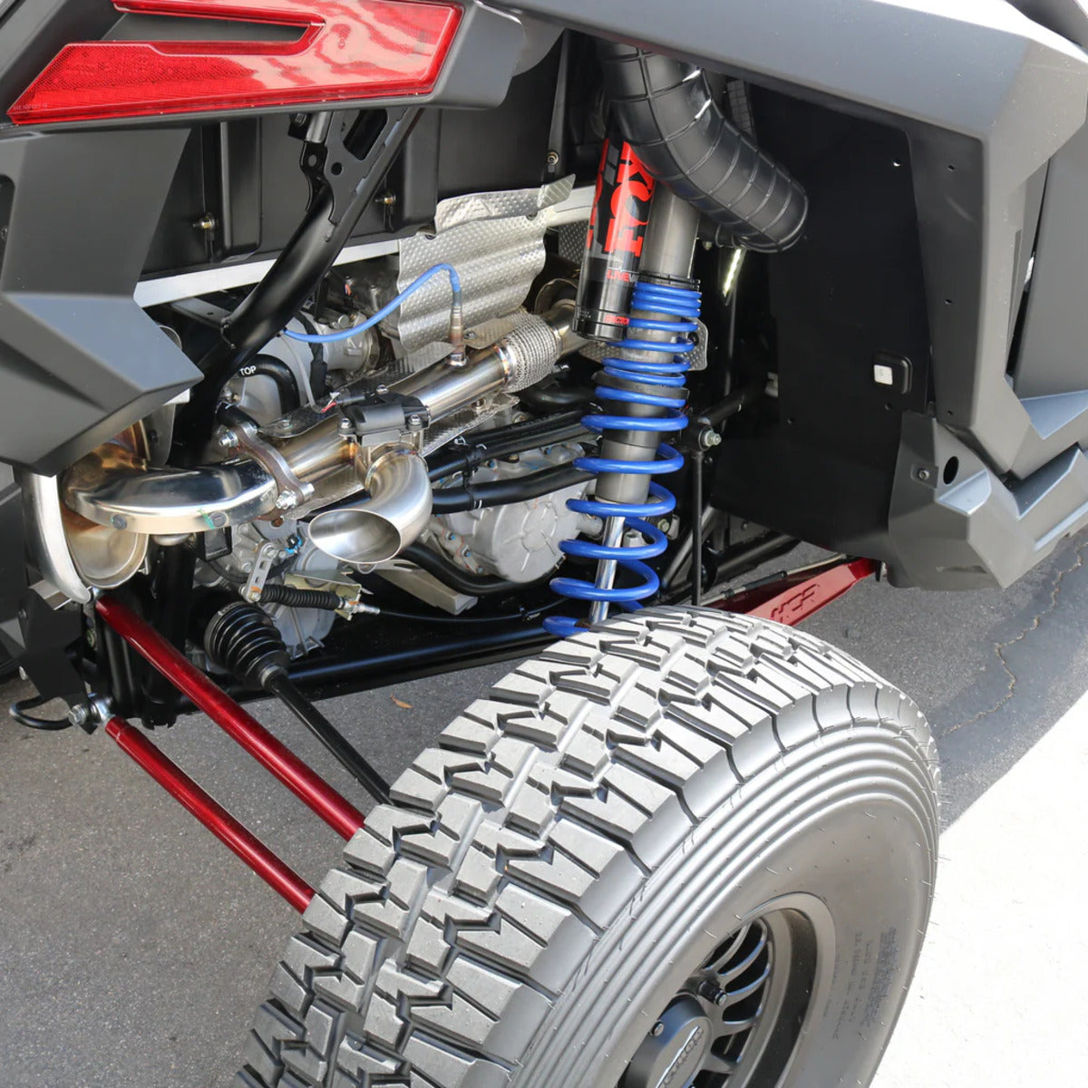 EVO Polaris RZR XP Turbo Shocker Electric Side Dump Exhaust