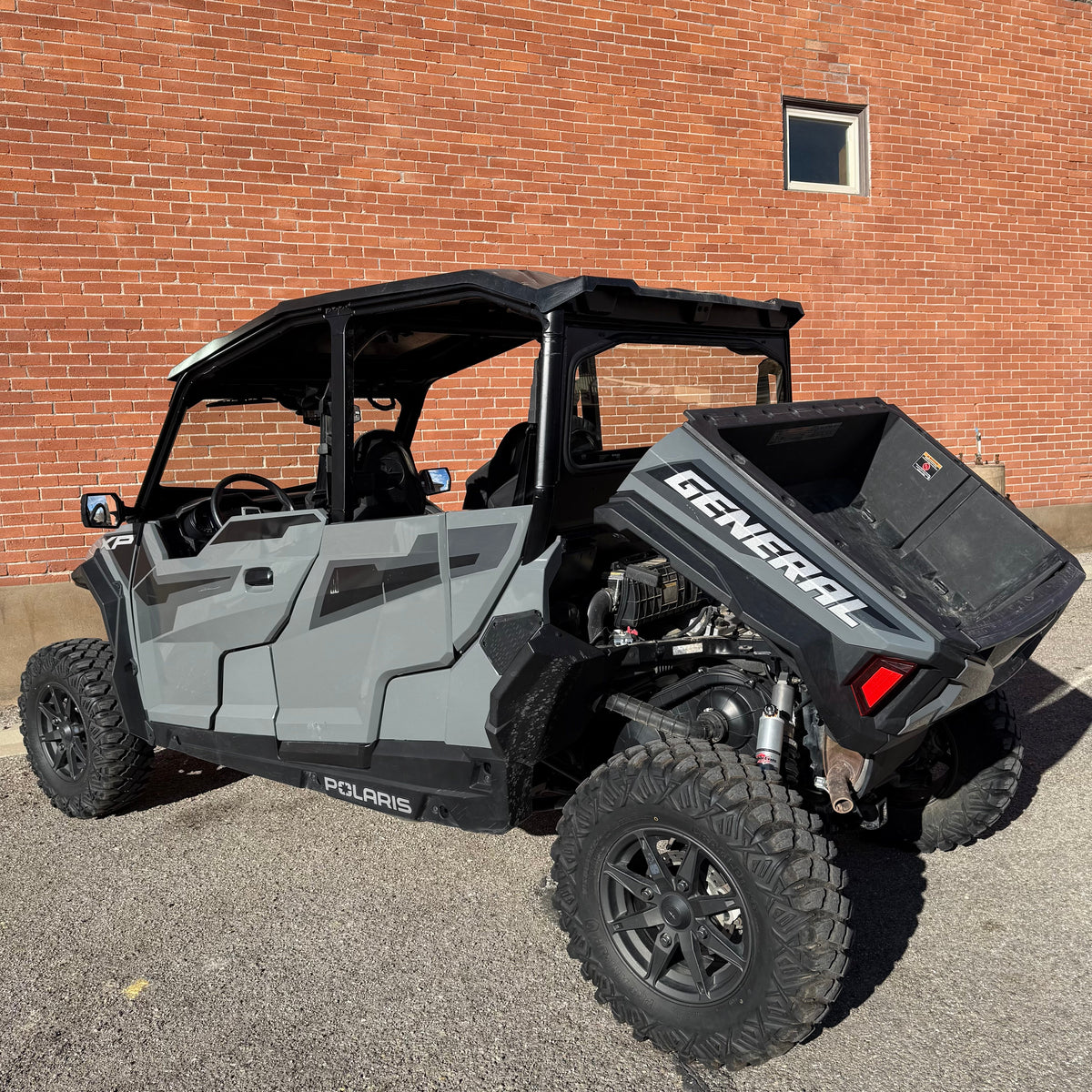 Bent Metal Polaris General Rear Glass Windshield