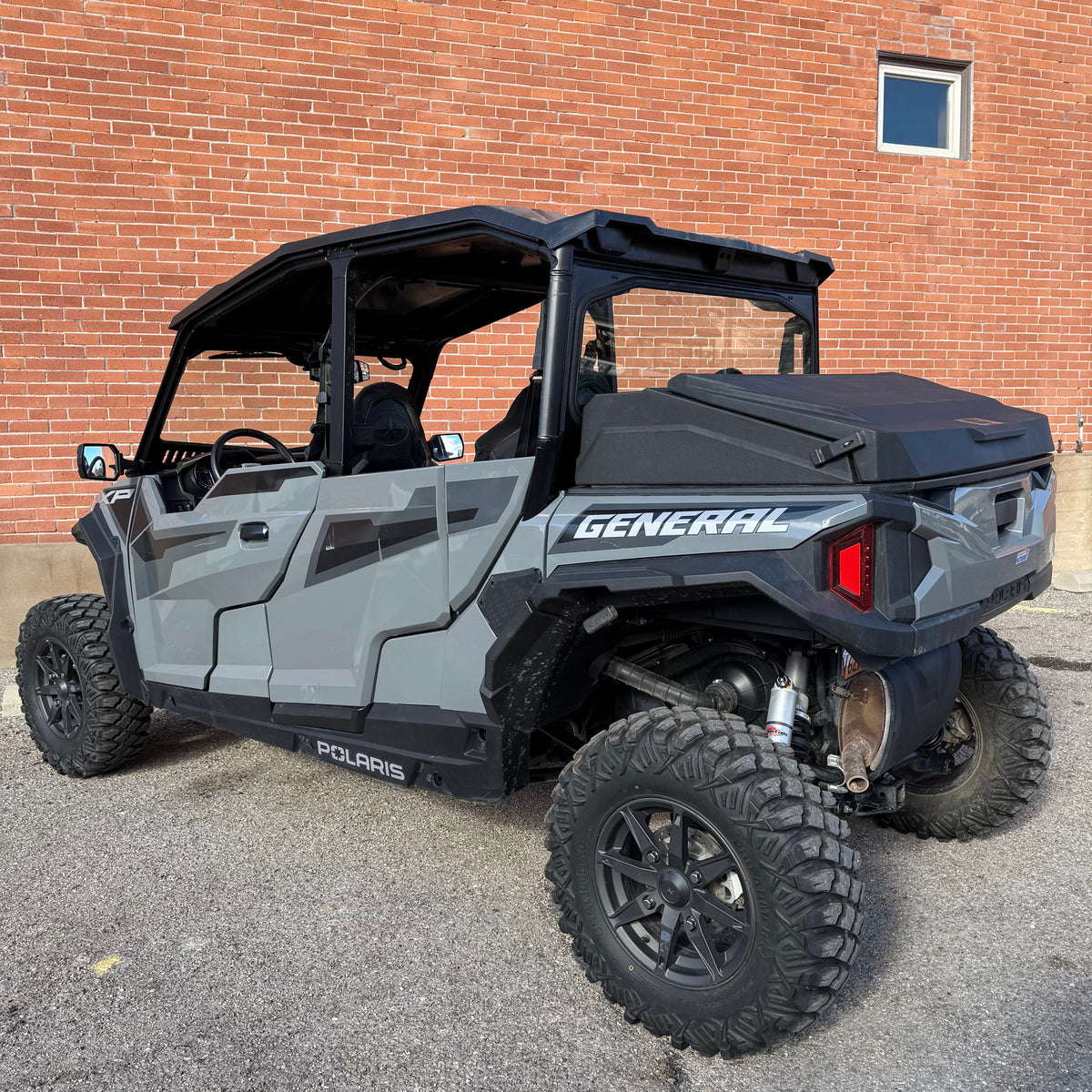 Bent Metal Polaris General Rear Glass Windshield