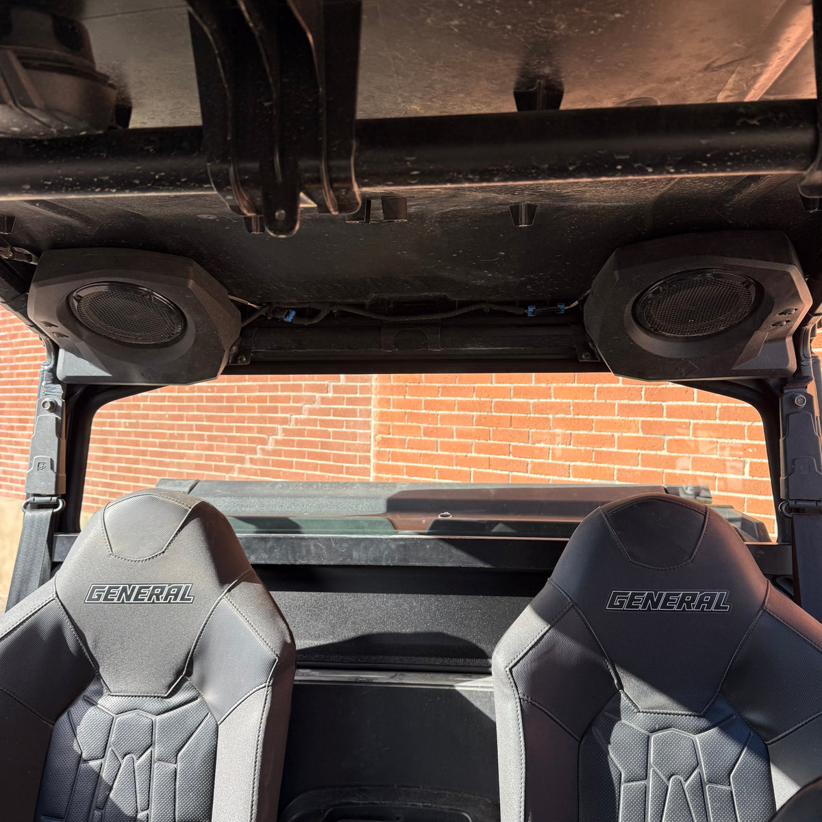 Bent Metal Polaris General Rear Glass Windshield