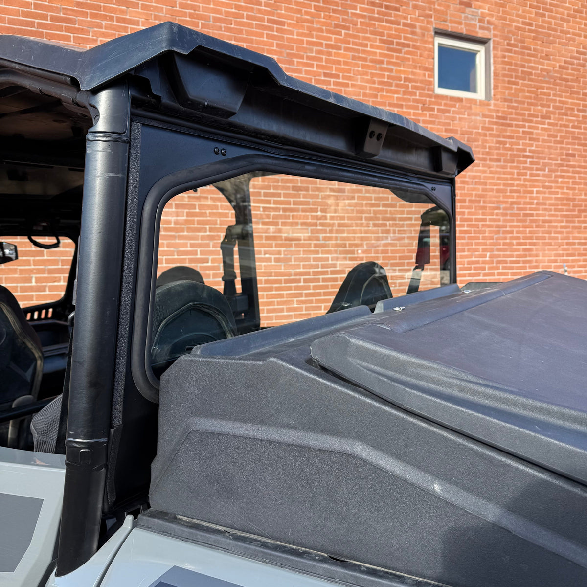 Bent Metal Polaris General Rear Glass Windshield