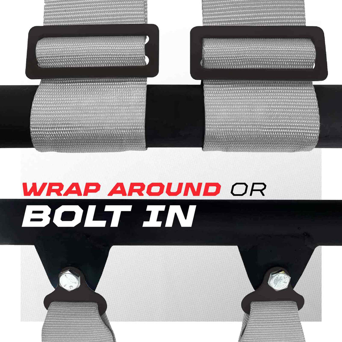 50 Cal Pro Series 4 point Harness with push button release 2" & 3" available
