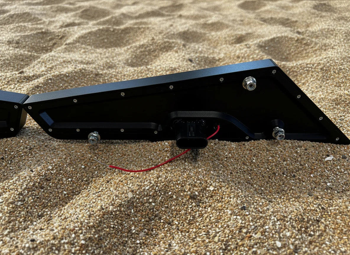 Marshin Whips Polaris RZR Pro R/Turbo R/Pro XP Billet LED Tail Light