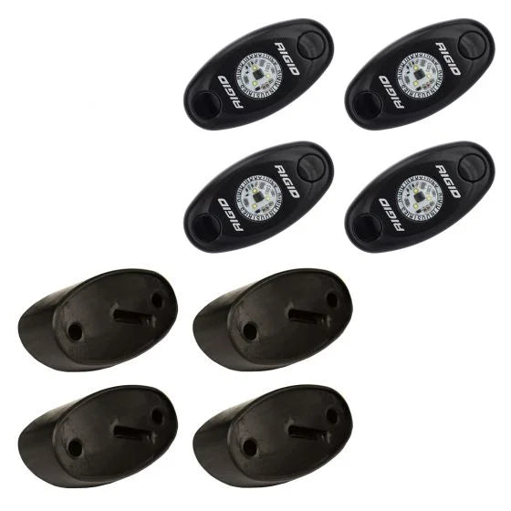 Rigid Rock Light Kit 4 Amber