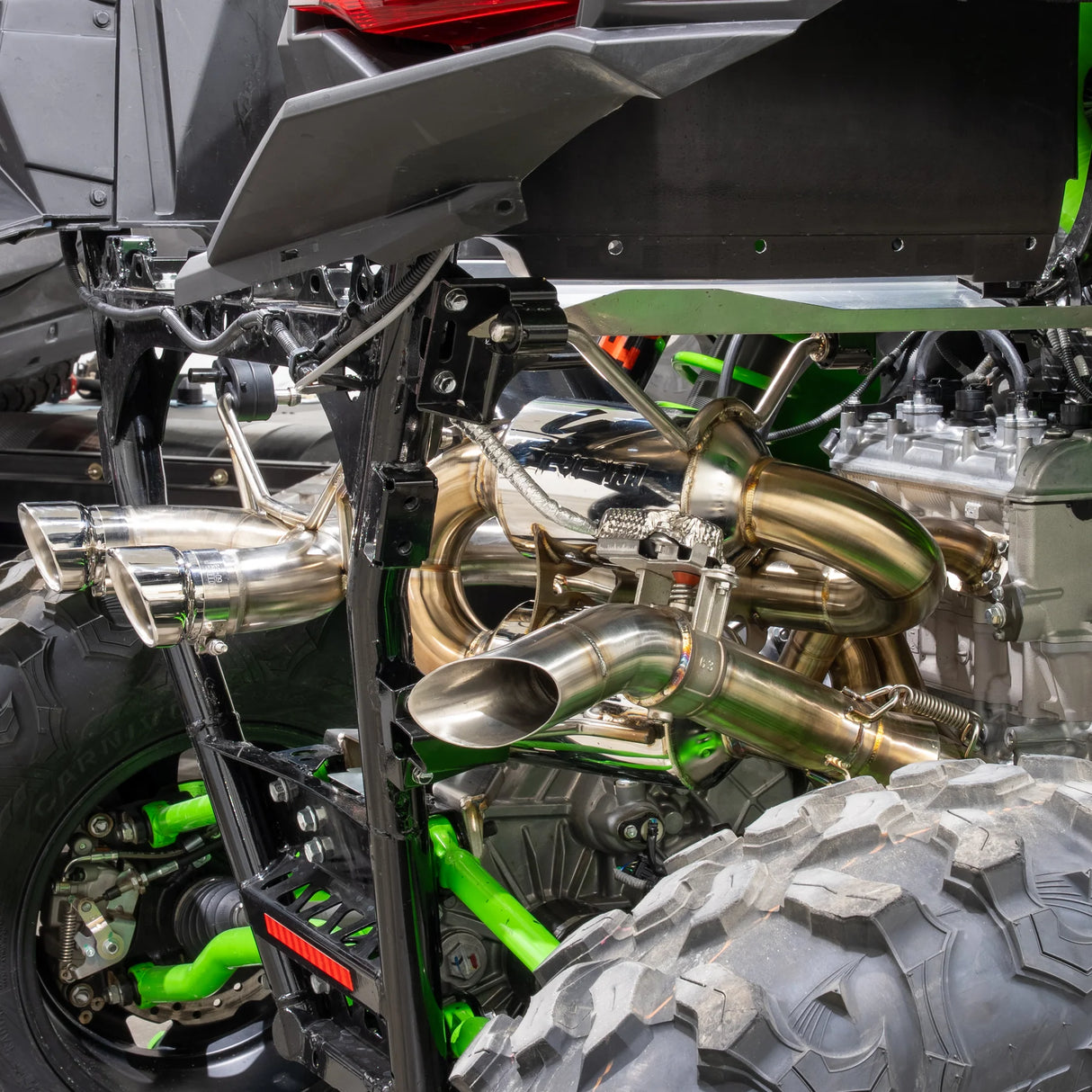 RPM Powersports Kawasaki Teryx H2 2.5" Dual Sport Full Exhaust & Optional E-Valve
