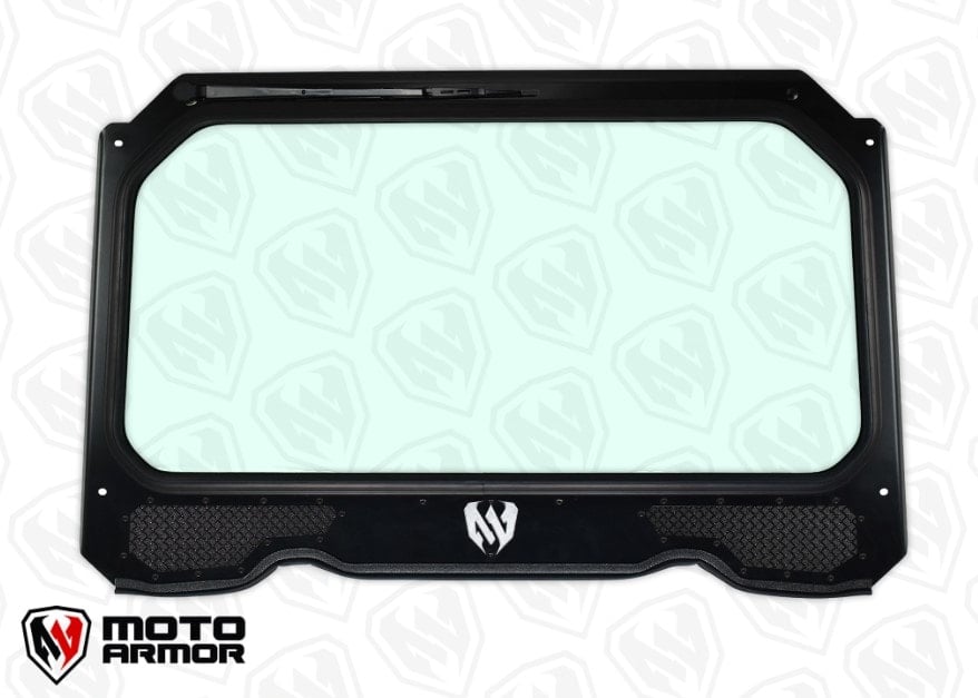 Moto Armor Full Glass Windshield - Polaris RZR 900, XP 1000, Turbo