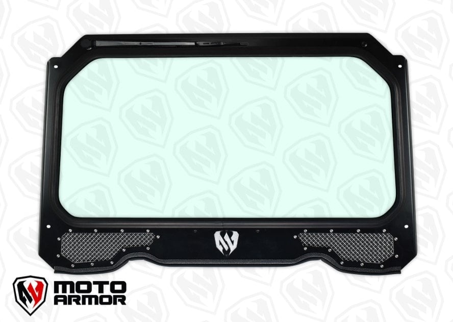 Moto Armor Full Glass Windshield - Polaris RZR 900, XP 1000, Turbo
