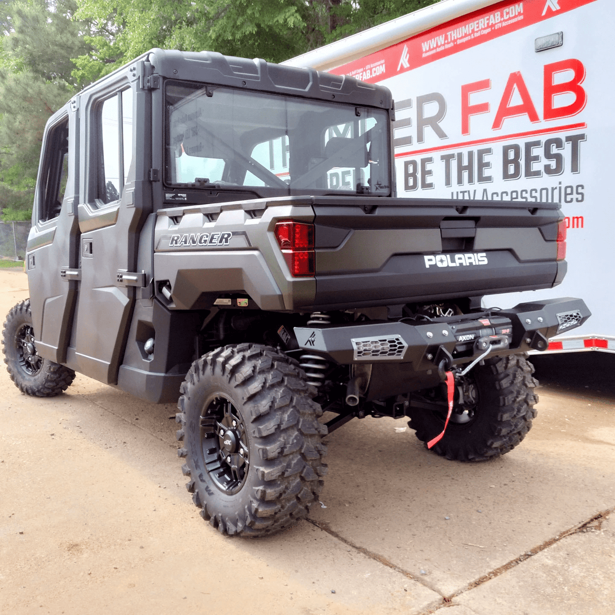 Thumper Fab Polaris Ranger Elite Rear Winch Bumper
