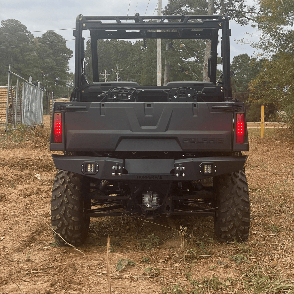 Thumper Fab Polaris Ranger 500 / 570 Mid-Size Rear Winch Bumper