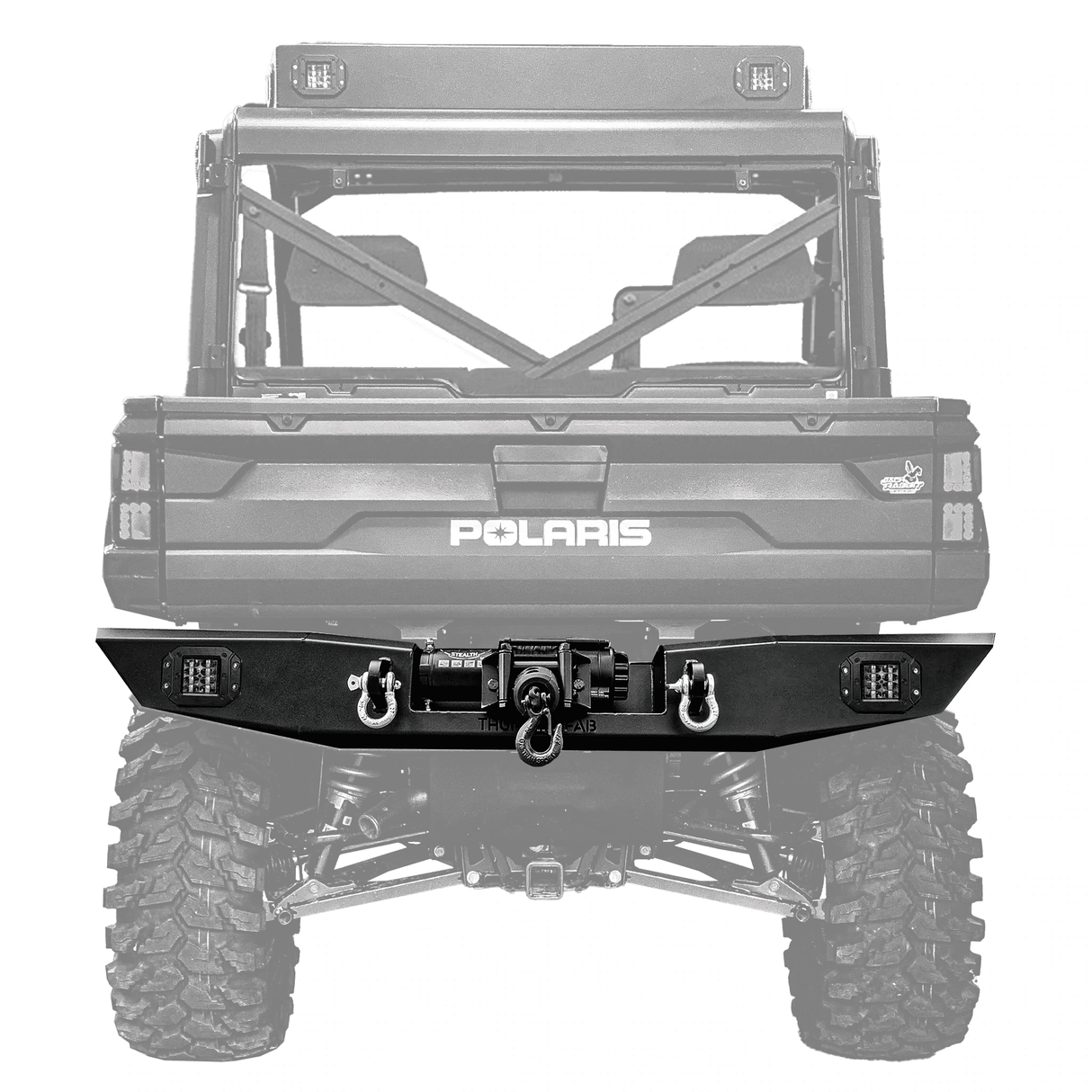 Thumper Fab Polaris Ranger Rear Winch Bumper