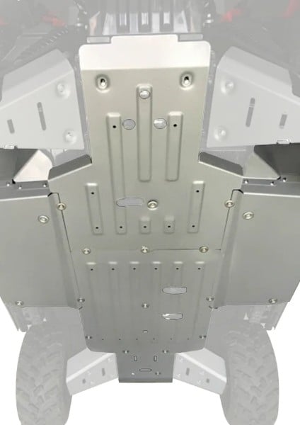 Rival Honda Pioneer 1000 Alloy Central Skid Plate