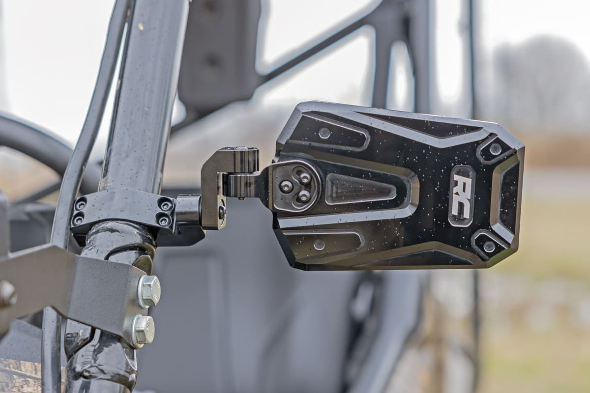 Rough Country Universal UTV Aluminum Side Mirrors