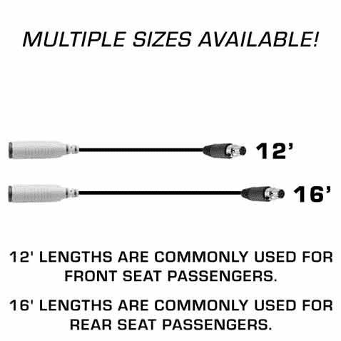 Rugged Radios STX Stereo Straight Cable To Intercom