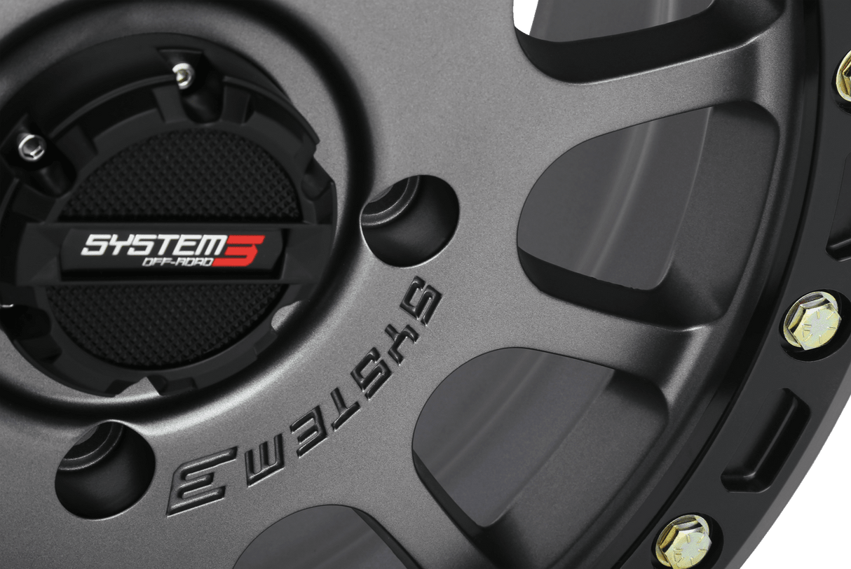 System 3 SB-5 Beadlock Wheel Matte Gunmetal