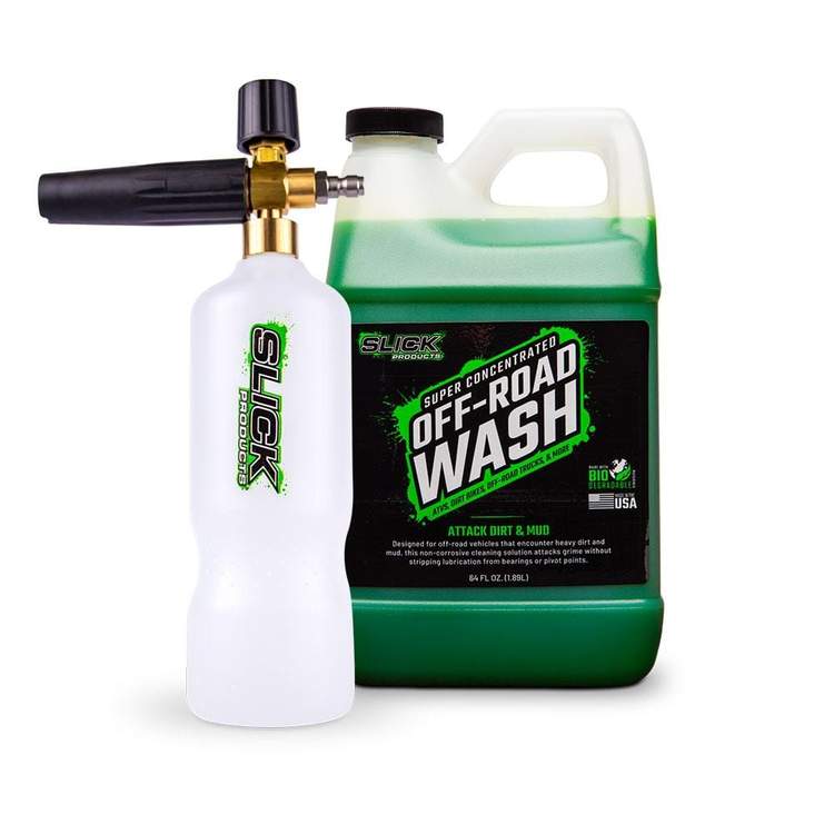 Slick Products Off-Road Wash + Foam Cannon Bundle
