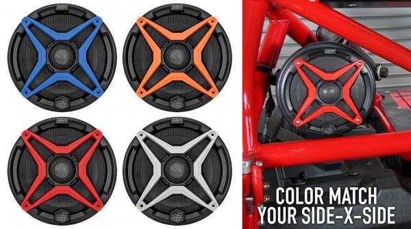 SSV Works Interchangeable 6.5" Color Grilles Speaker - 1 Pair