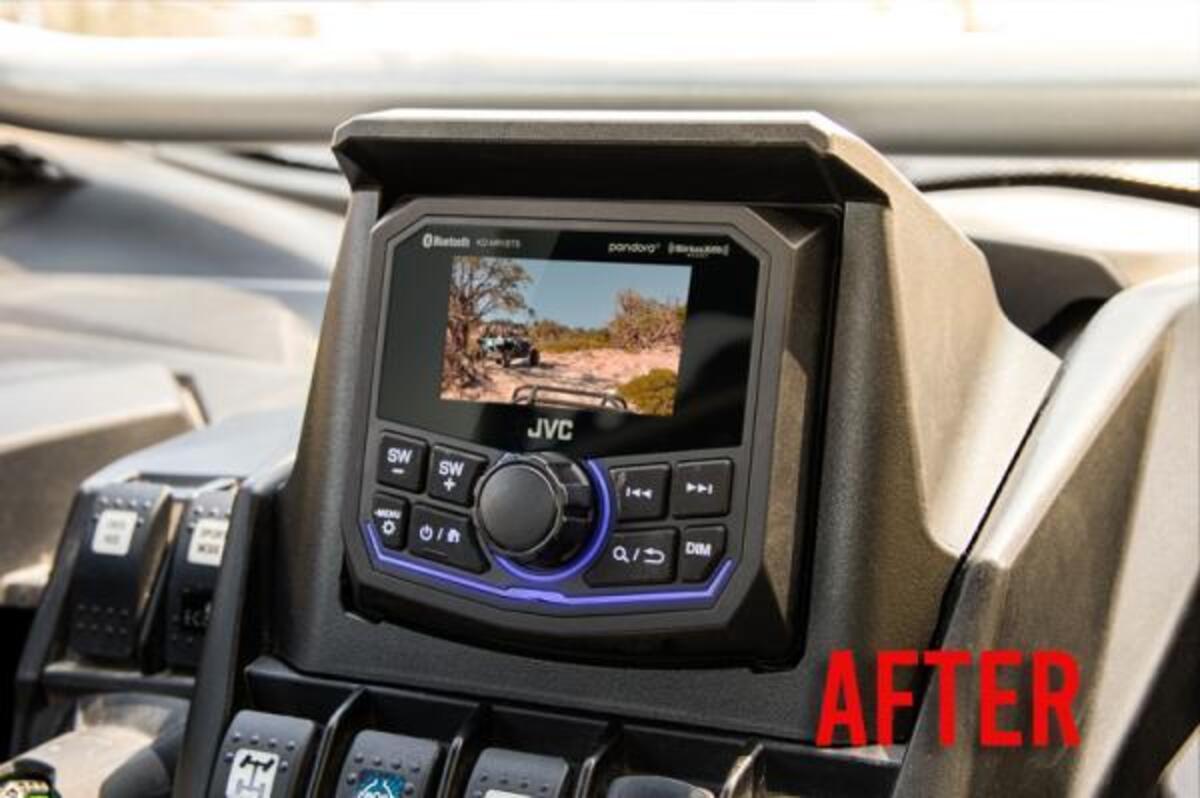 SSV Works '17+ Can-Am X3 JVC MR3 Media Receiver Plug-&-Play Kit