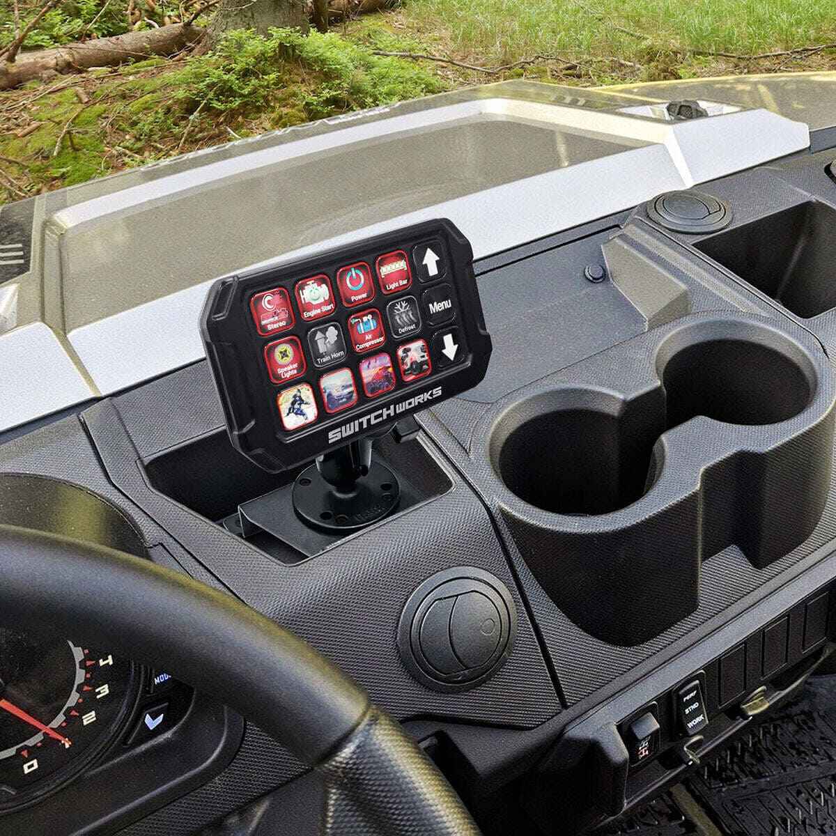 SSV Works '18+ Polaris Ranger Switch Works Alpha12 Mounting Kit