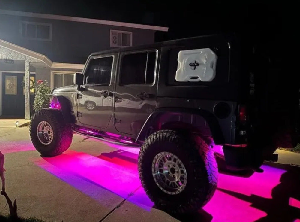 M Whips T3 Bluetooth RGBW Rock Kit - 8 Pods