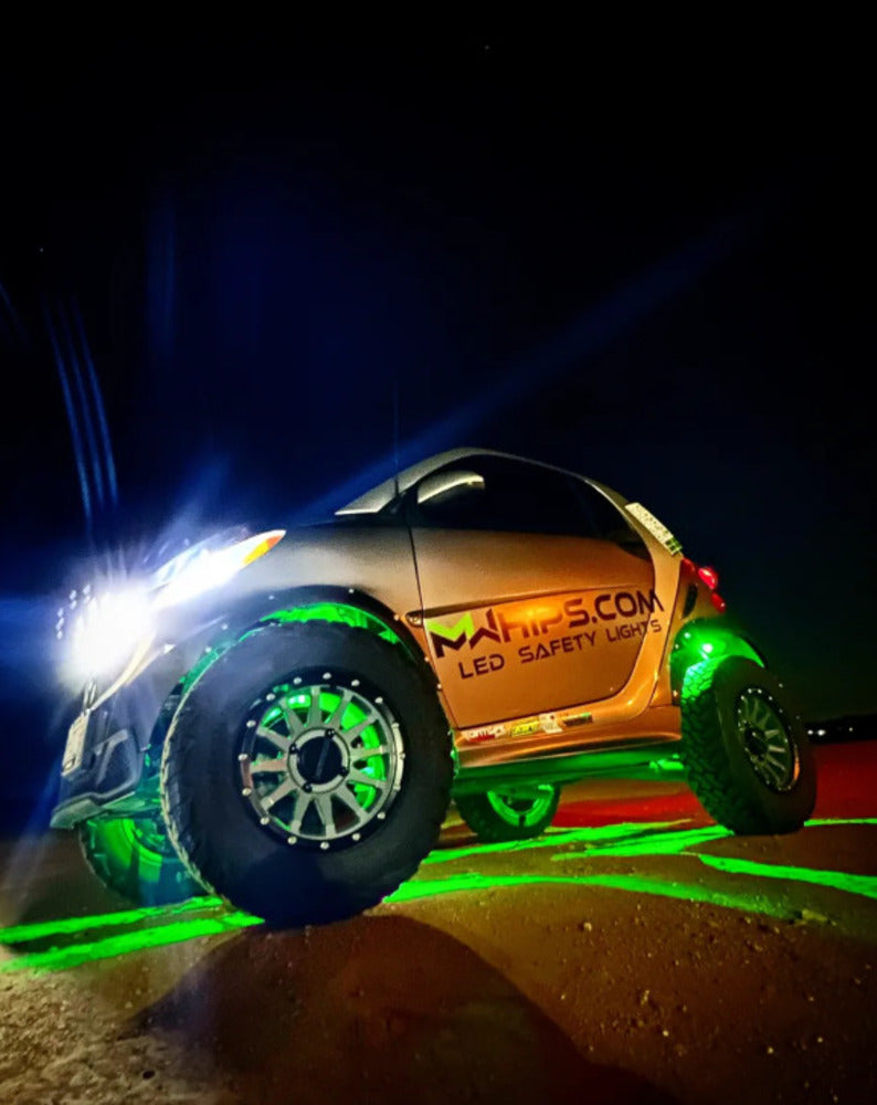 M Whips T3 Bluetooth RGBW Rock Kit - 6 Pods