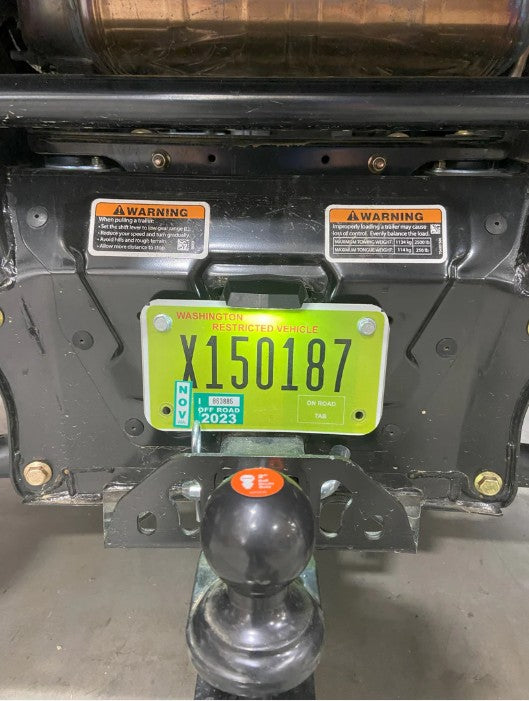 Corbin LED License Plate Bracket for Can-Am UTVs