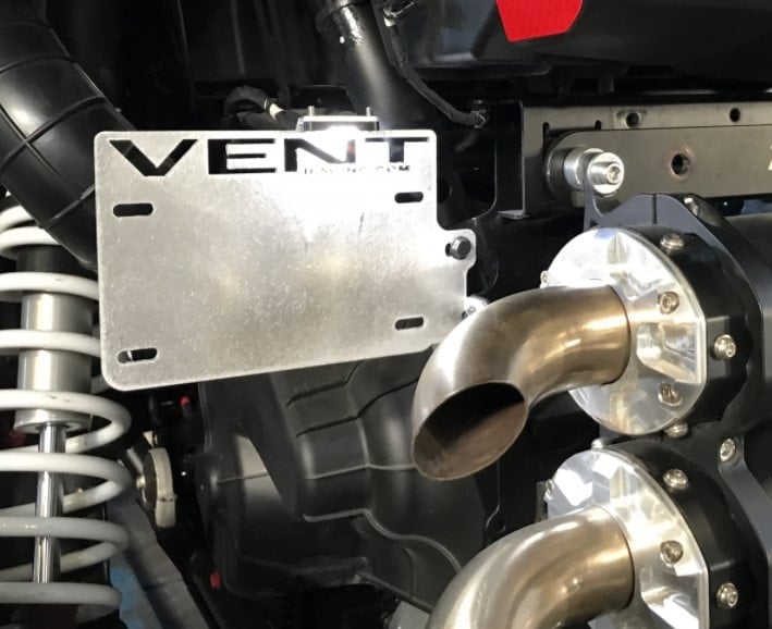 Vent Racing License Plate Mounts