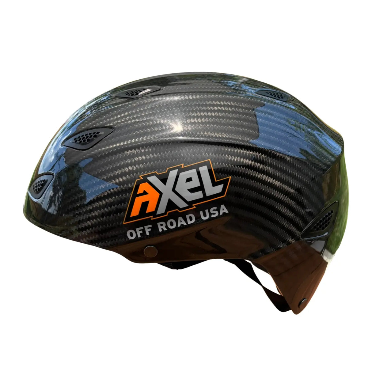 Axel Off Road Special Edition Carbon Fiber GRIT D.O.T. Helmet