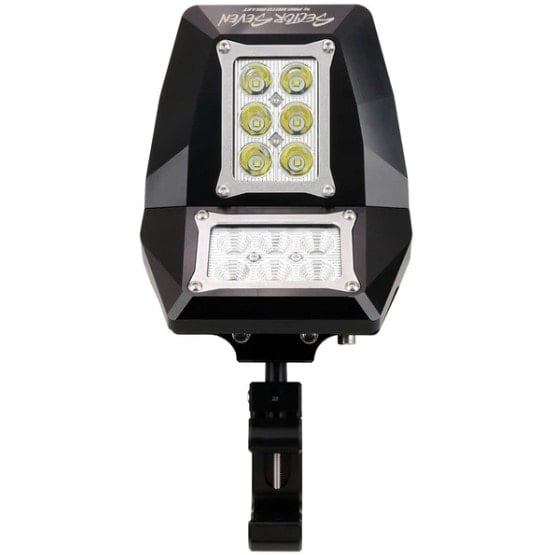 Sector Seven Spectrum Lighted Mirrors with Universal Clamp