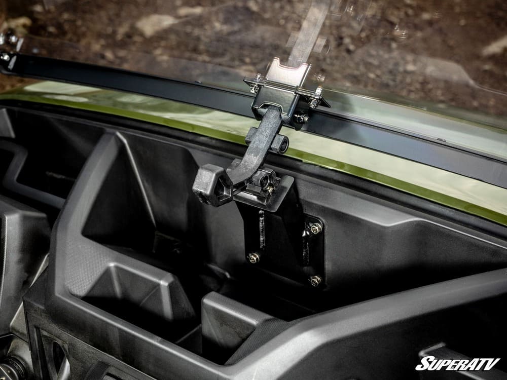 SuperATV '26+ Polaris Ranger 500 Scratch-Resistant Flip Windshield