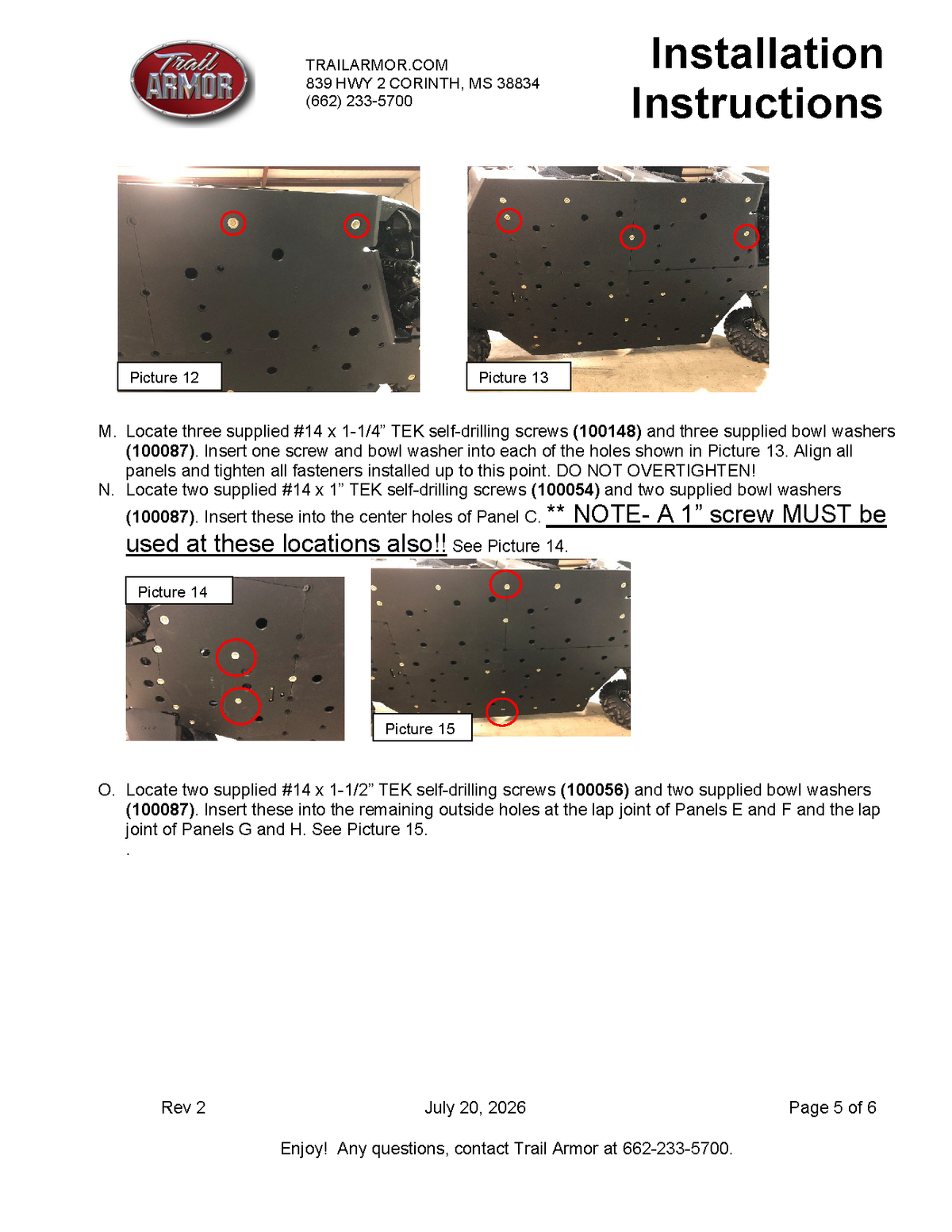 Trail Armor Can-Am Defender Max X MR HD10 Full Skid Plates