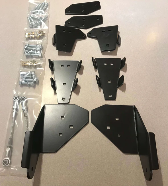 TraxBrax Polaris XP 1000/1000 Turbo/ RS1 UTV Track Mounting Brackets