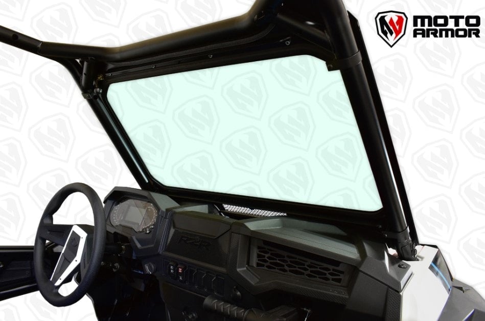 Moto Armor Full Glass Windshield - Polaris RZR Turbo S