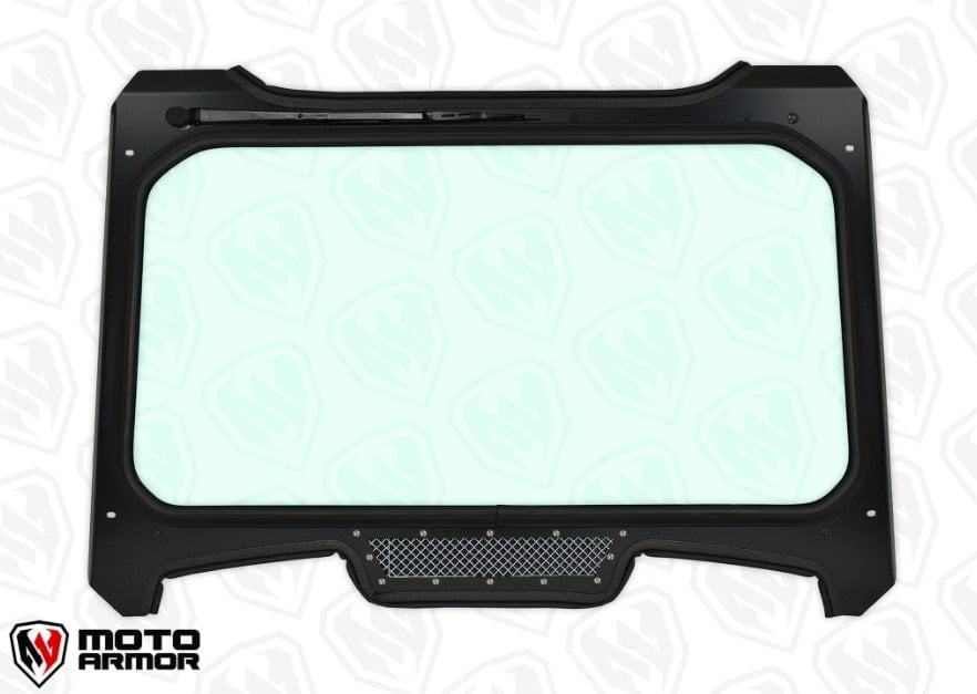 Moto Armor Full Glass Windshield - Polaris RZR Turbo S