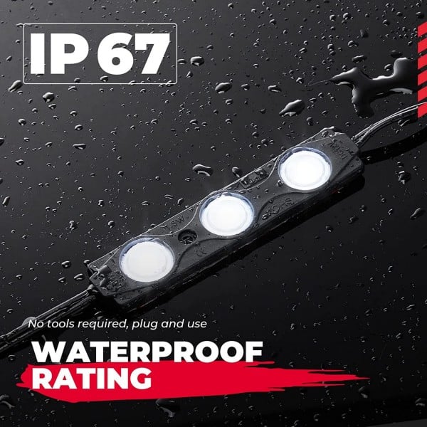 Kemimoto UTV Bed Lights / Cargo Cab Lights - 8 PCs