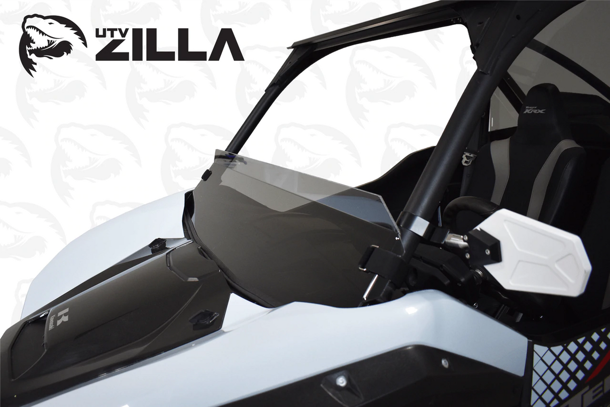 UTVZilla KRX Tinted Half Polycarbonate Windshield