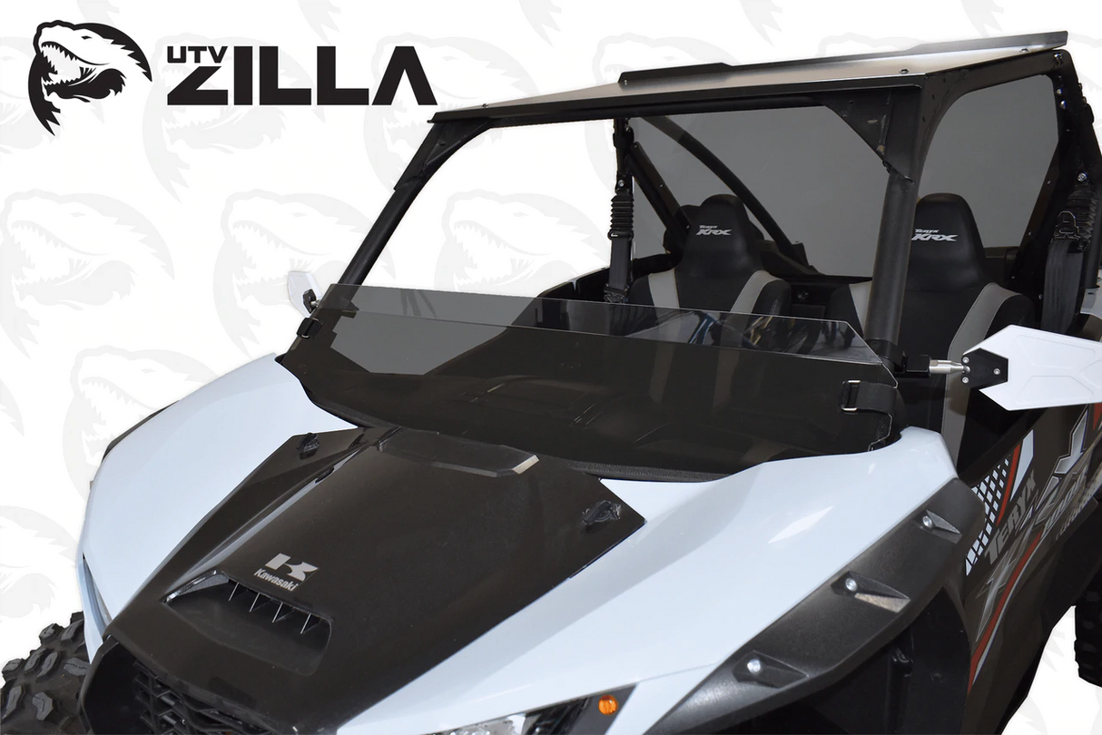 UTVZilla KRX Tinted Half Polycarbonate Windshield