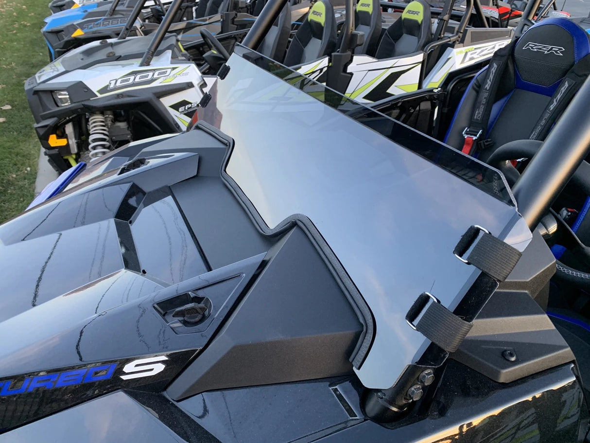 UTVZilla Half Windshield for RZR Turbo S and 2019+ RZR 1000, Turbo
