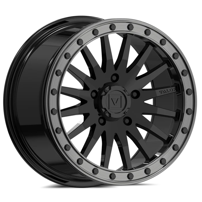 Valor Offroad V06 Beadlock 5-Lug – Gloss Black