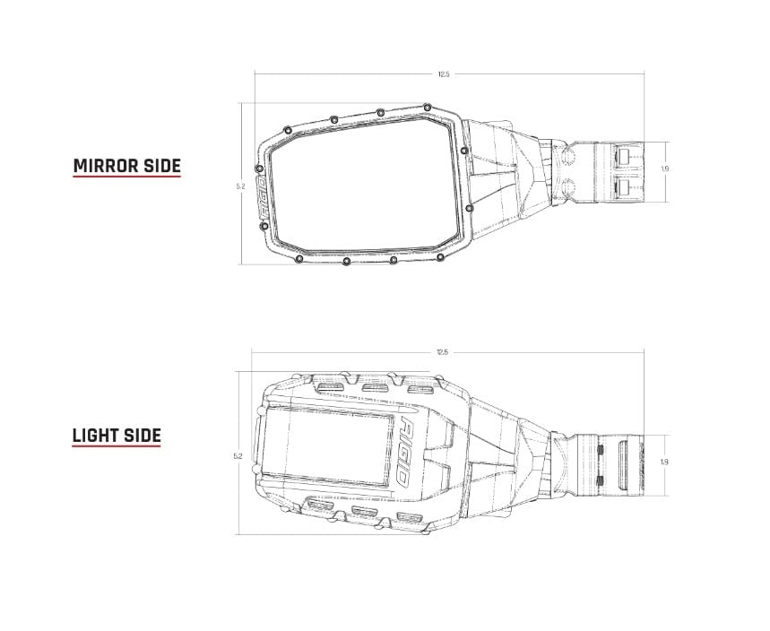 Rigid Reflect LED Mirrors