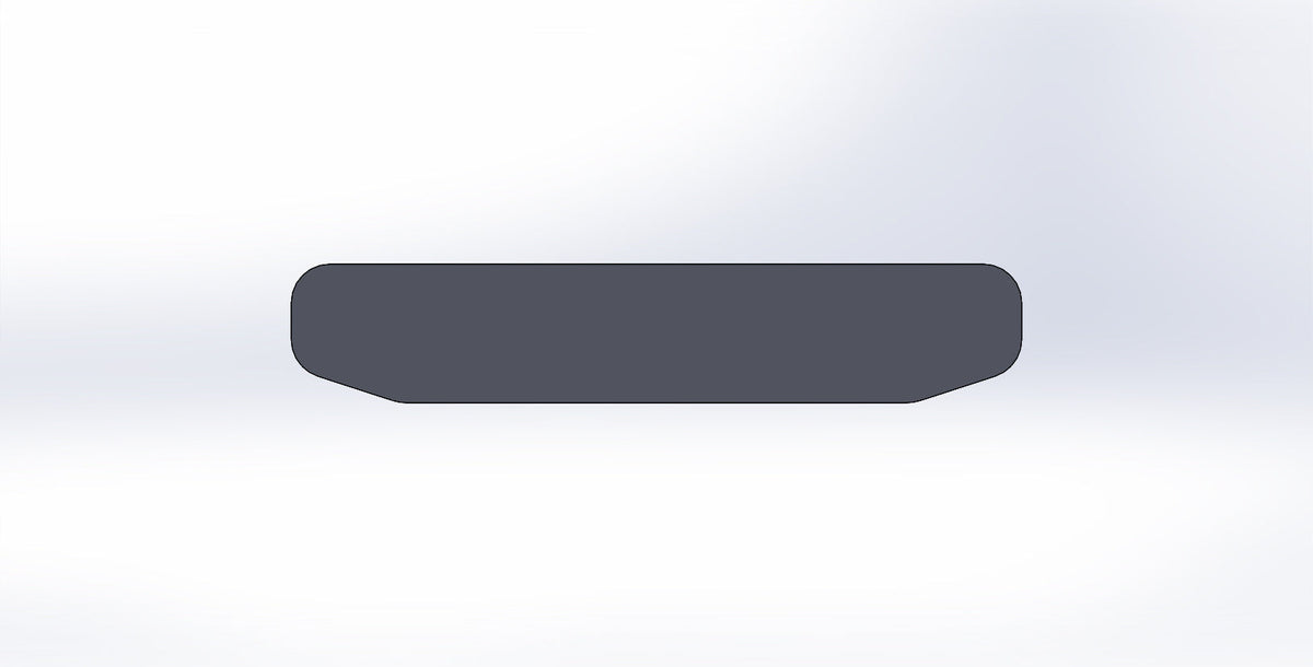 Bent Metal D.O.T Stamped Tinted Glass Replacement