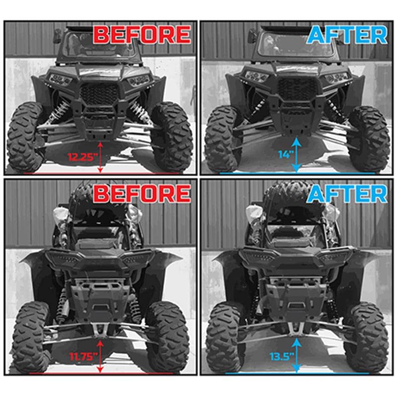 Zbroz Polaris RZR XP1000 / XP Turbo 2 Seat Spring Kit for Walker Evans Needle Shocks (2014-2023)