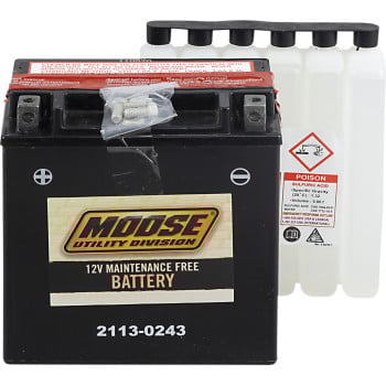 Moose Utility AGM Maintenance Free Battery - YTX20CH-BS