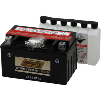Moose Utility AGM Maintenance Free Battery - YTX7A-BS