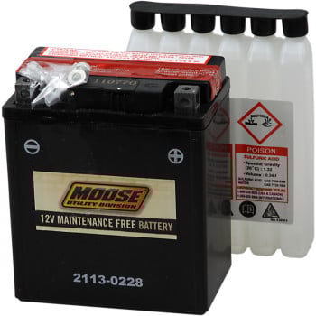Moose Utility AGM Maintenance Free Battery - YTX7L-BS