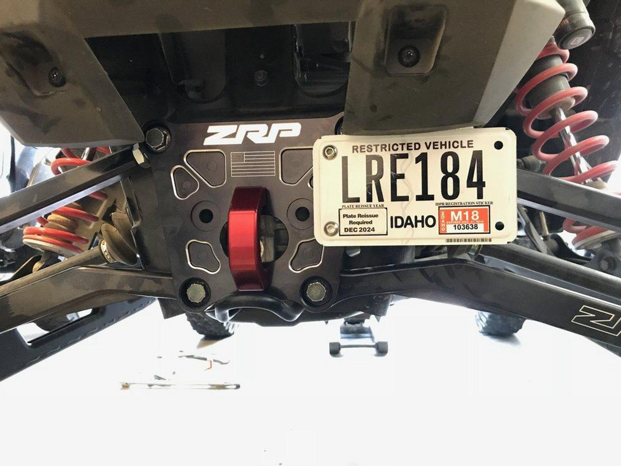 ZRP Polaris Turbo S Radius Rod Plate