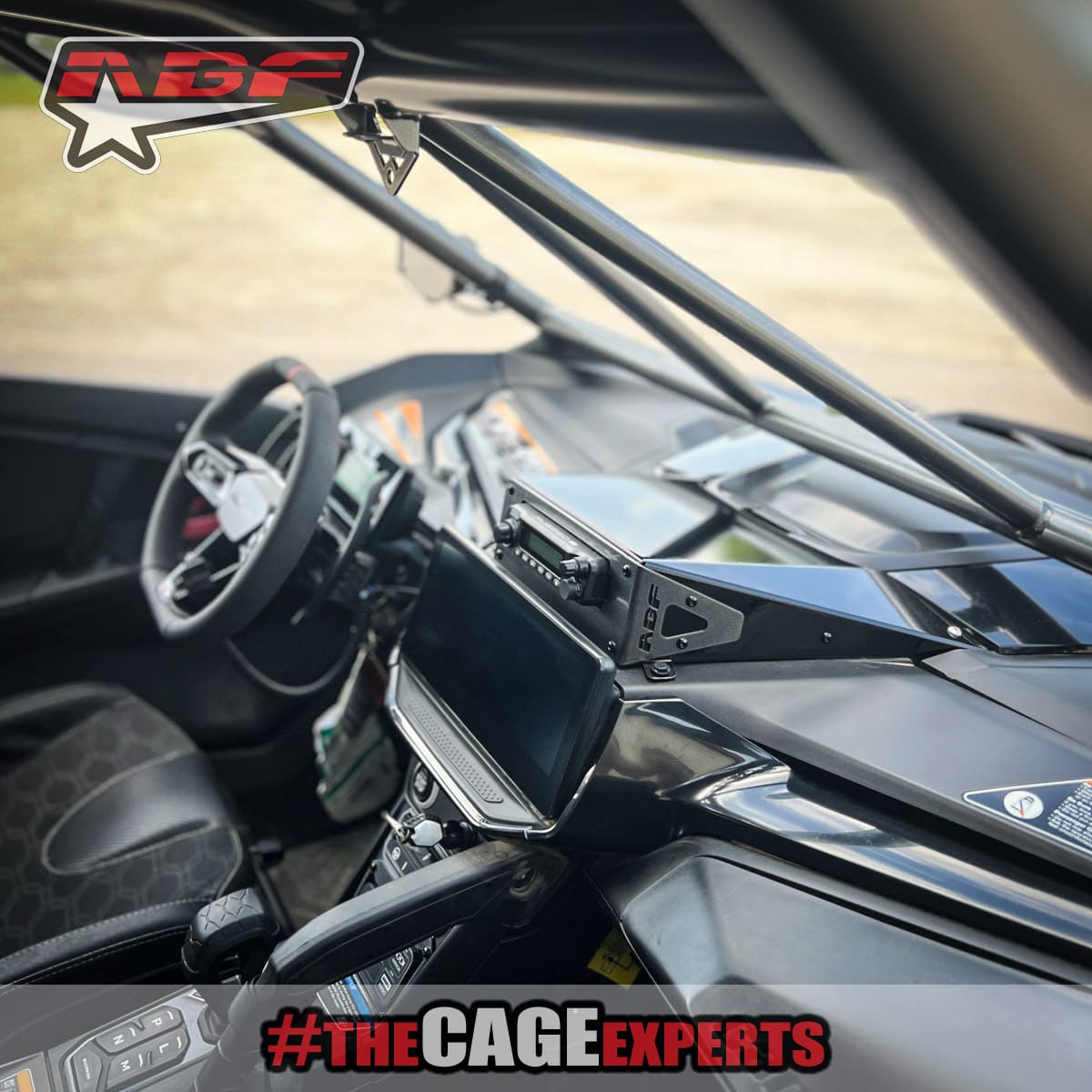 ABF Can-Am Maverick R Radio Mount for PCI and Rugged