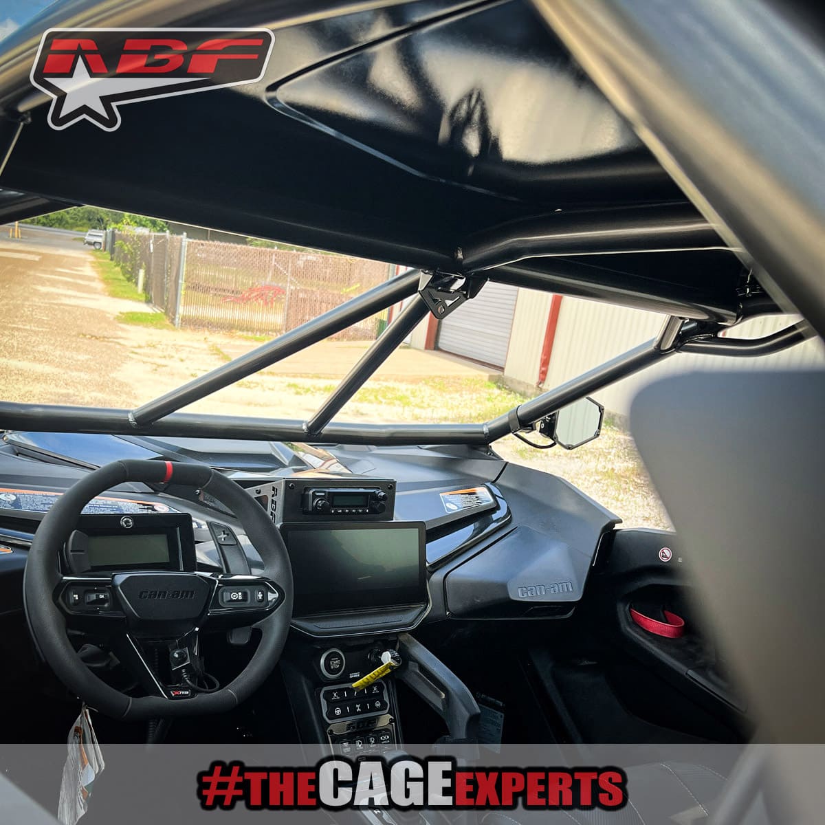 ABF Can-Am Maverick R Radio Mount for PCI and Rugged