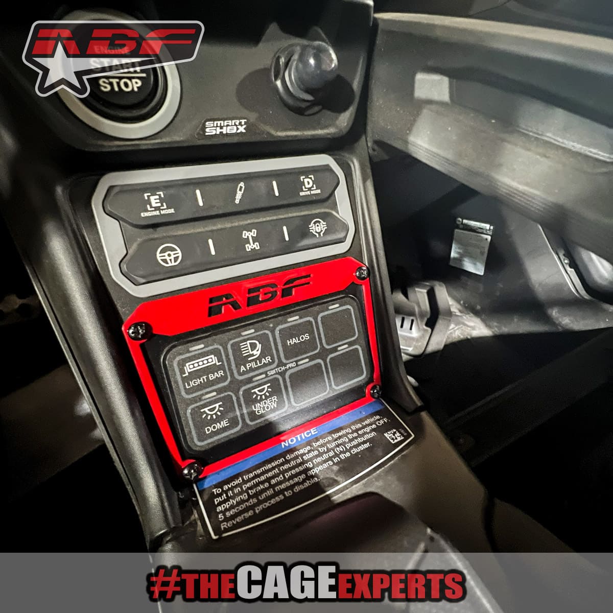 ABF Can-Am Maverick R Switch Pro Dash Mount