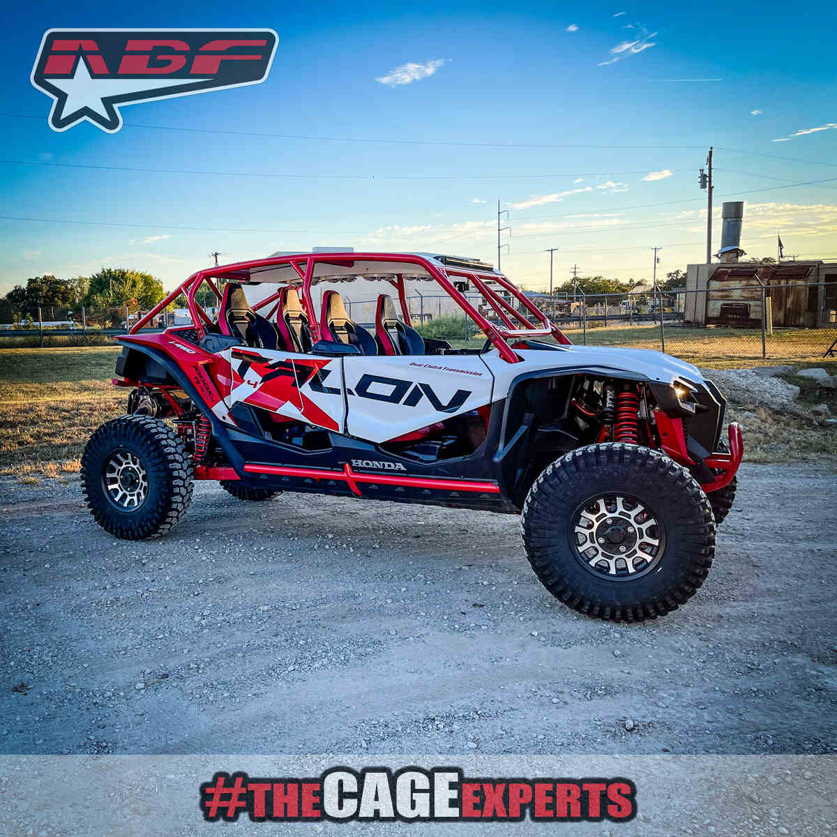 ABF Honda Talon 1000 4 Seat F16 Roll Cage