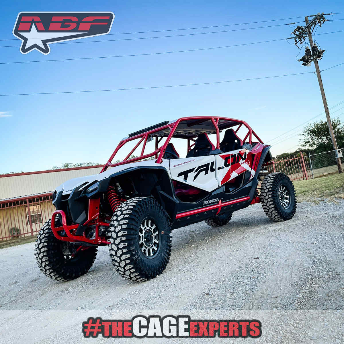 ABF Honda Talon 1000 4 Seat F16 Roll Cage